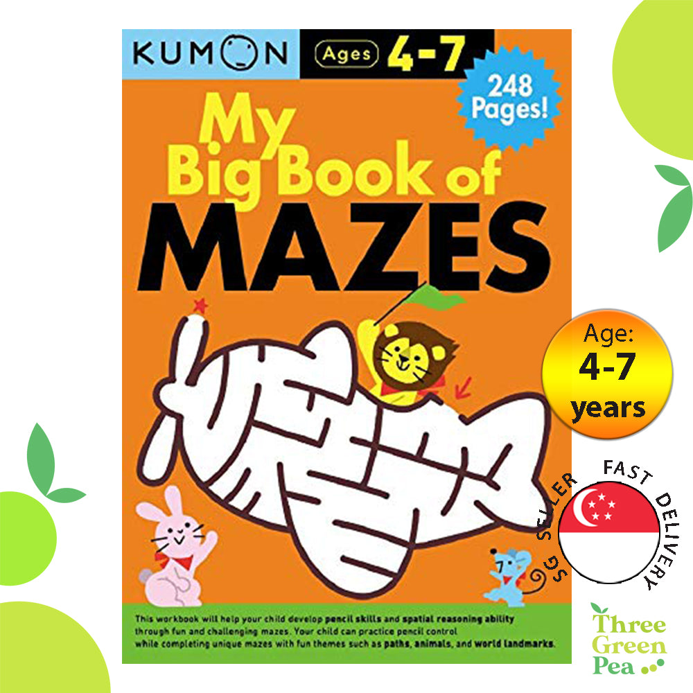 博客來-My Big Maze Book Ages 4-6: Best activity maze books for