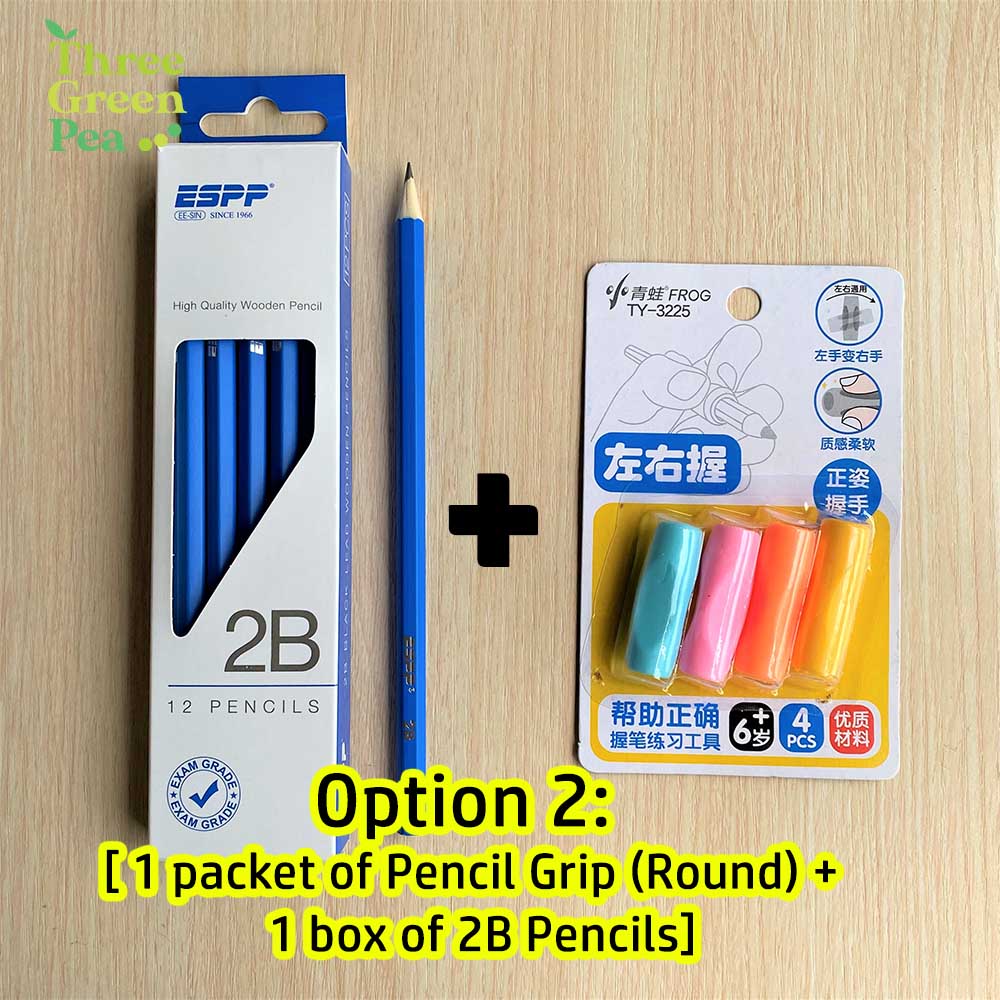 [Bundle Deal] Cute Silicone Pencil Grip (Round) for Children and Students - Corrects Writing Position Tool