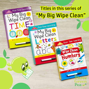 First Time Learning - My Big Wipe Clean Book of Learning Numbers (Paperback)