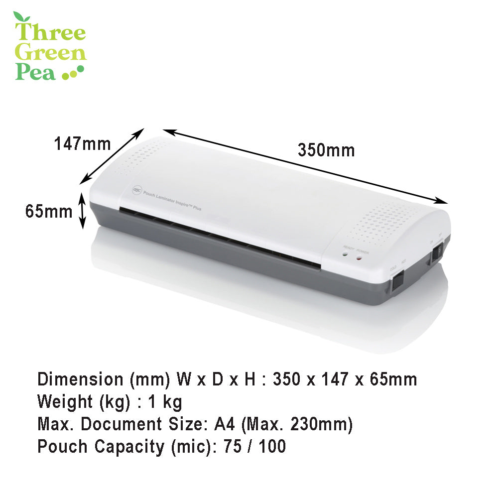 GBC A4 Laminator Machine - Home and Office Use - 2 Years Carry-In Warranty