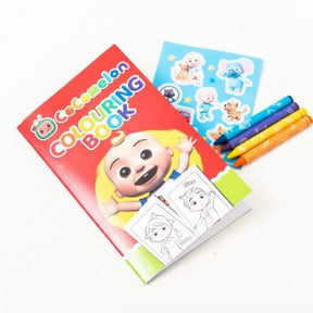 Cocomelon Colouring Activity Set: Grab And Go Activity Pack | Suitable for Kids Age 3 years old and above | Great Party Gift Ideas