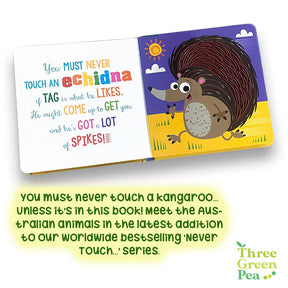 Touch and Feel Board Books Never Touch a Kangaroo! Children Books for babies and toddlers [B1-1]
