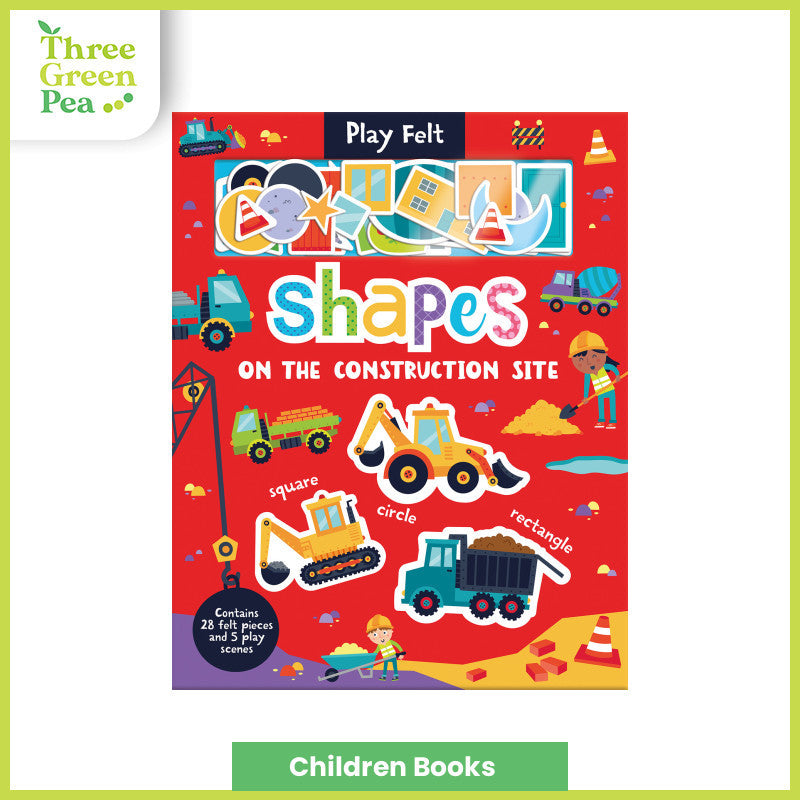 Children Books - Play Felt Series - Shapes / Colours / Counting / First Words | Suitable for Age 3+ [B1-3]