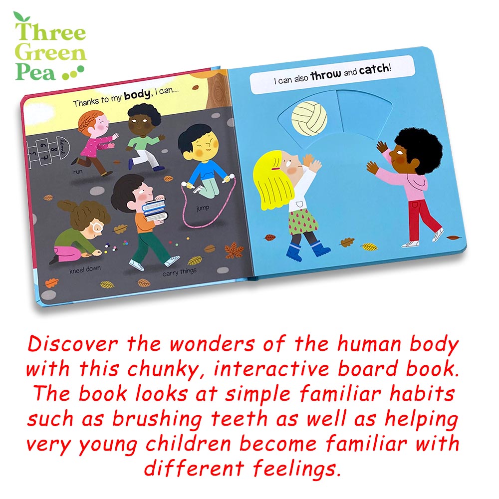 My First Animated Board Book - Human Body | For Children Ages 3+ | Interactive Storytelling with Kids