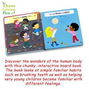 My First Animated Board Book - Human Body | For Children Ages 3+ | Interactive Storytelling with Kids