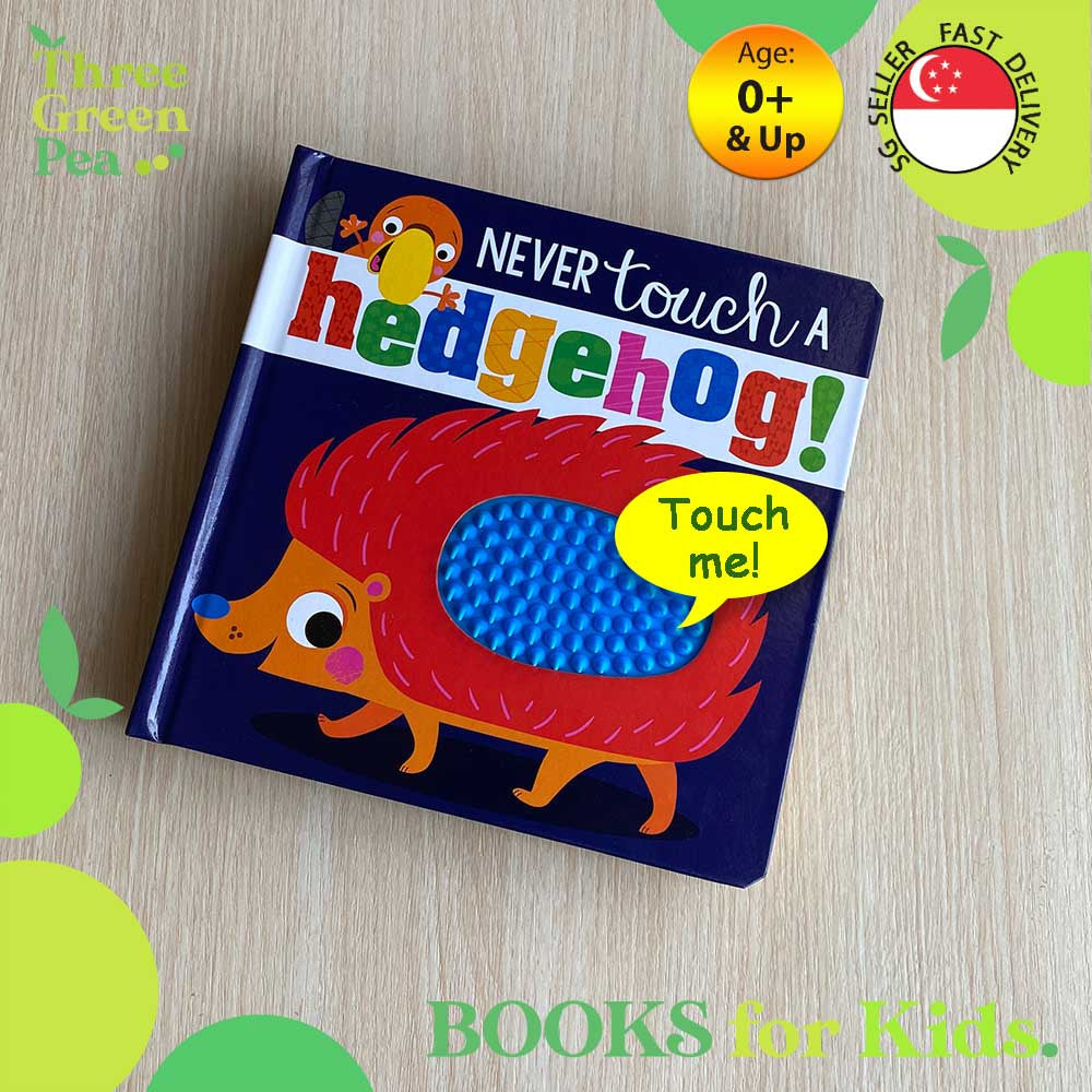 Touch and Feel Book Never Touch a Hedgehog Children Board Book for babies [B1-1]