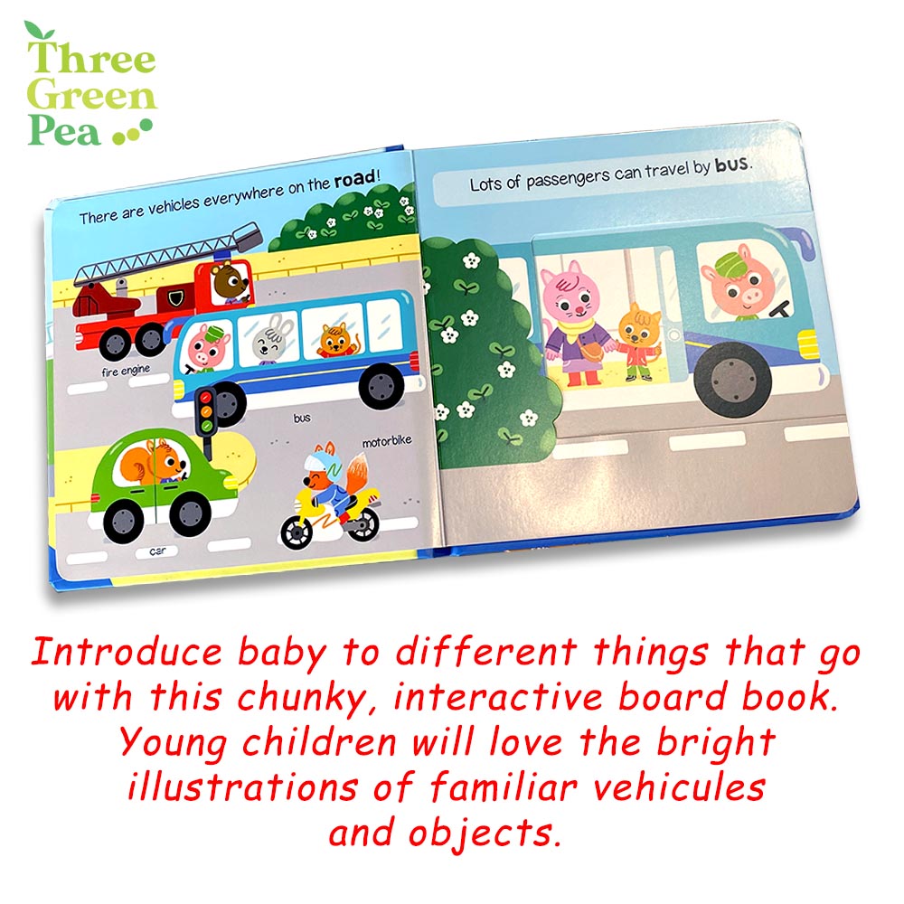 My First Animated Board Book - On the Go | For Children Ages 3+ | Interactive Storytelling with Kids