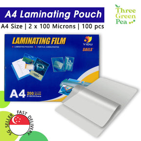 Home Office Stationery - A4 Laminating Pouch / Film (2 X 100 Microns)