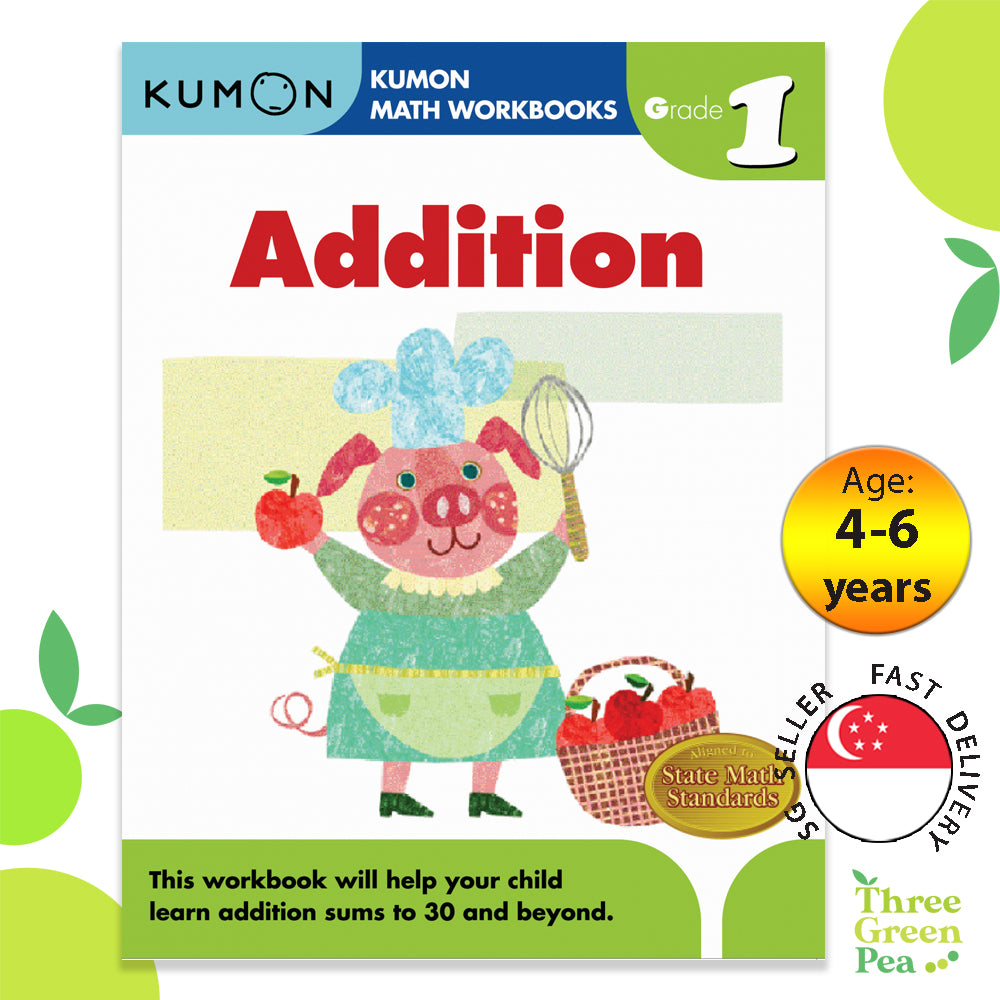 Kumon Math Workbooks Grade 1 ADDITION