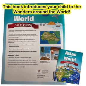 Jigsaw Puzzle for Kids [150 pieces Book and Jigsaw - Map of the World / Flags  Great Gift Ideas for Children [B2-2]