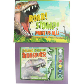 Children Activity Box Set | Paint Your Own Roaring Stomping Dinosaurs! | Fun / Interactive | Suitable for Age 5 yo and above