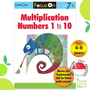 [Original] Kumon Math Workbooks Focus On Multiplication 1 to 10