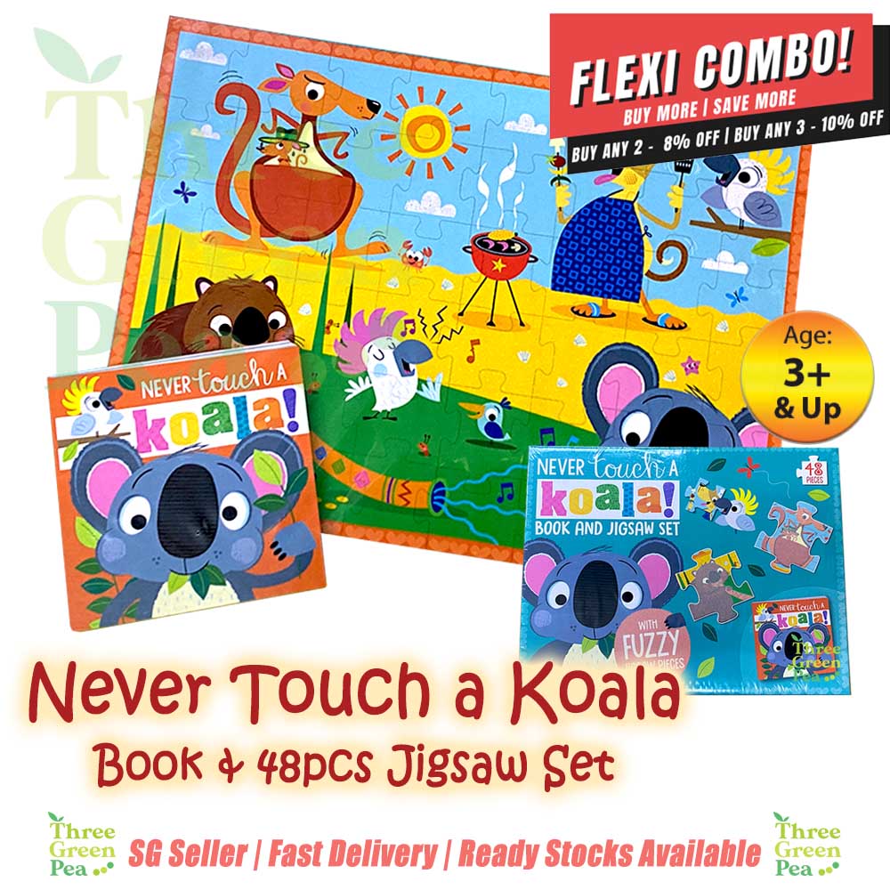 Jigsaw Puzzle for Kids | 48 Pieces of Jigsaw and a Book | Dino Friends / Unicorns / Koala | Suitable for Ages 3 and above | Great Gift Ideas