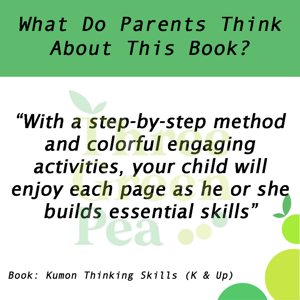 Kumon Workbooks Bind Up Thinking Skills Series - K and Up