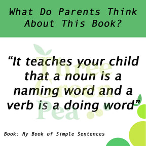 Kumon Verbal Skills Workbooks - My Book of Simple Sentences [C2-2]