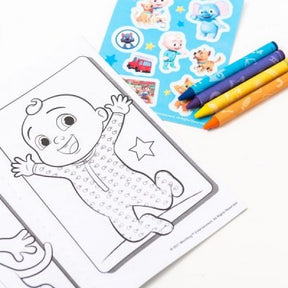 Cocomelon Colouring Activity Set: Grab And Go Activity Pack | Suitable for Kids Age 3 years old and above | Great Party Gift Ideas