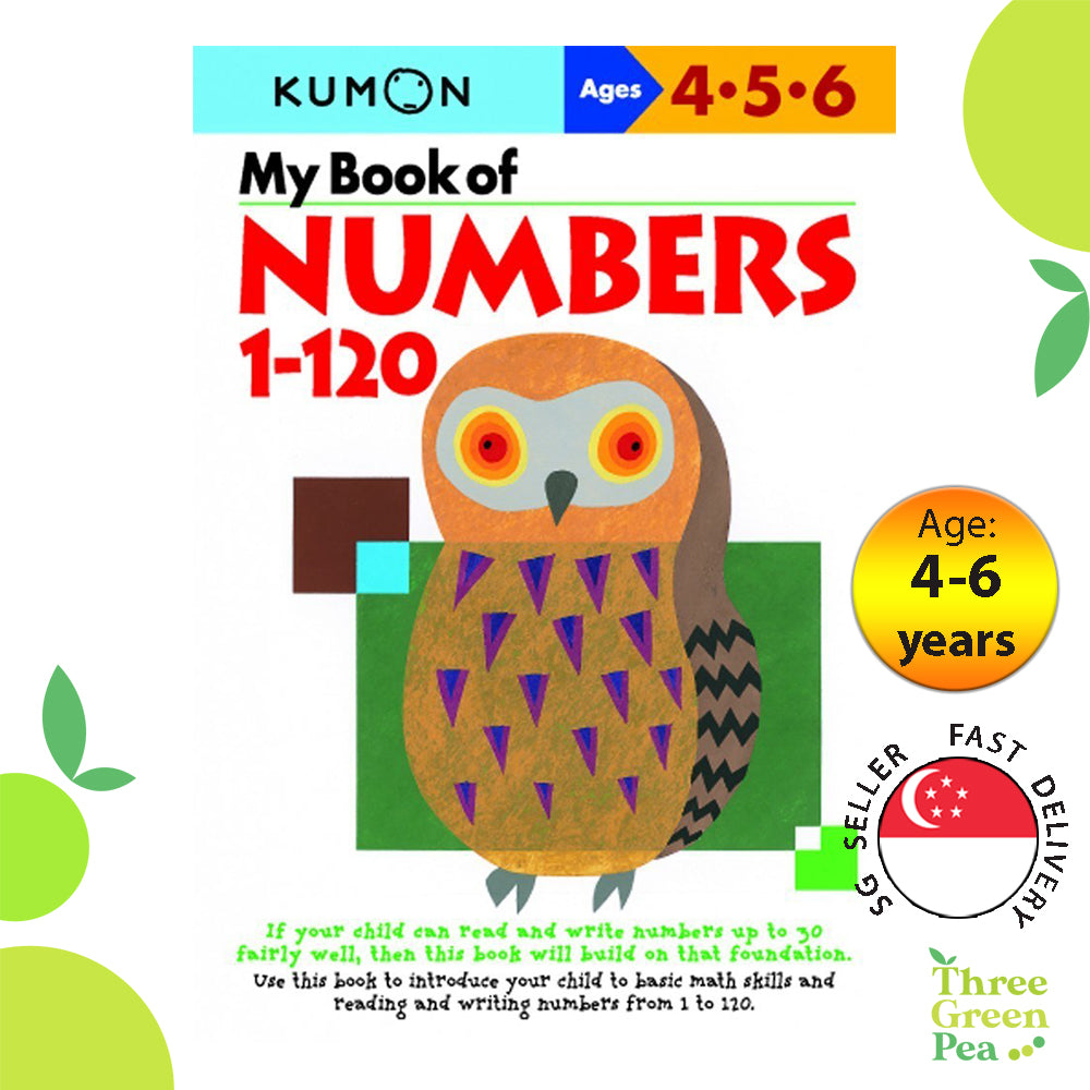 [Original] Kumon Math Skills Workbooks - My Book of Numbers 1-120
