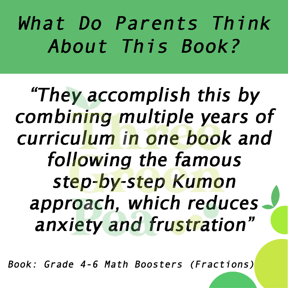 Kumon Grade 4-6 Math Boosters (Fractions)