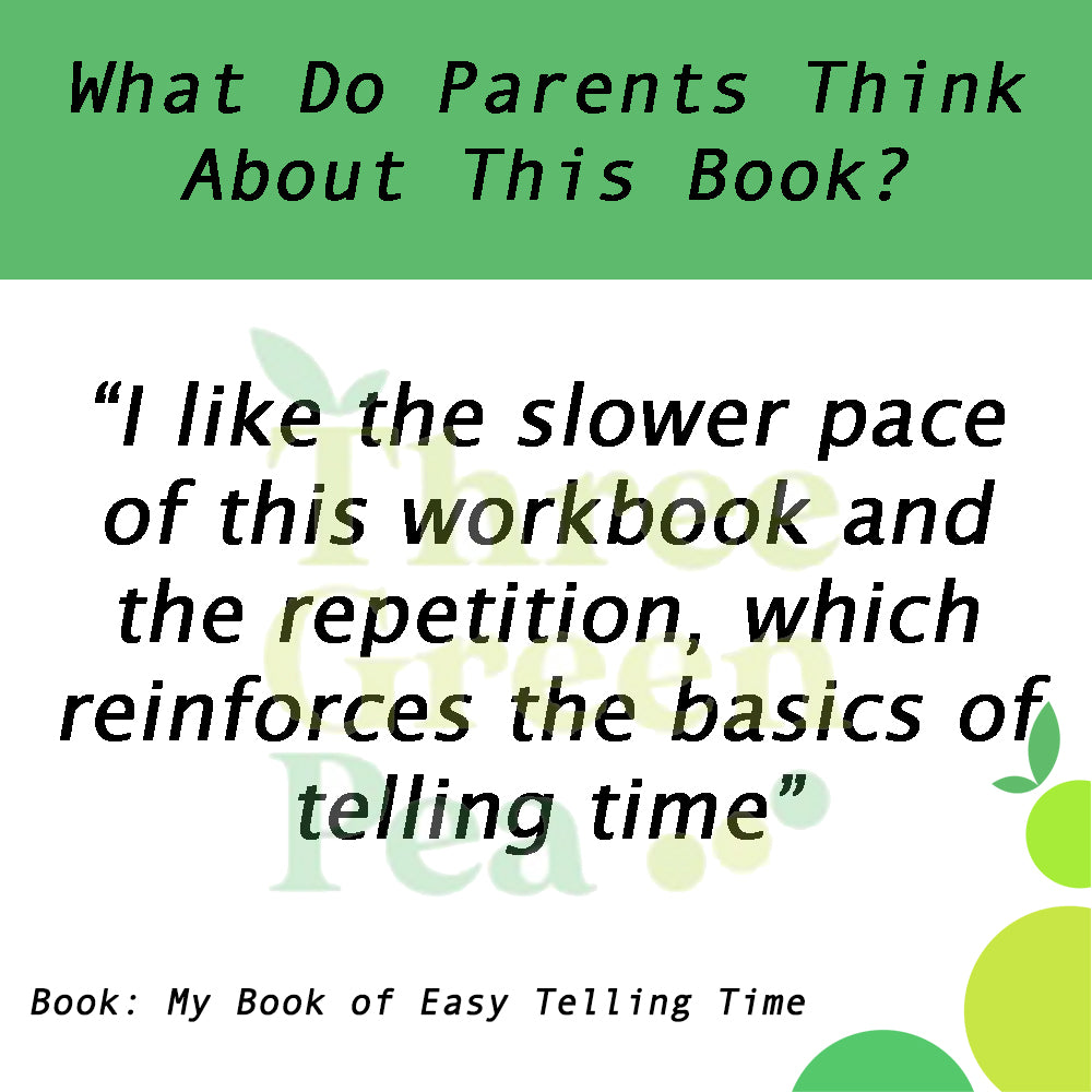 Kumon Math Skills Workbooks - My Book of Easy Telling Time