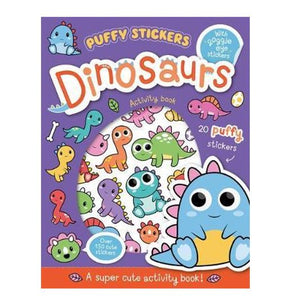 Children Sticker Activity Book - Dinosaurs with Googly-eye Stickers | Suitable for Age 4-6 | Engaging, Motor Skills n Brain Development