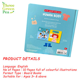 My First Animated Board Book - Human Body | For Children Ages 3+ | Interactive Storytelling with Kids