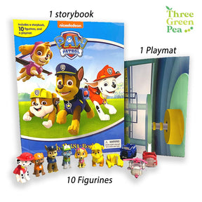 My Busy Book - Paw Patrol 10 Figurines, 1 Playmat and 1 Story Board Book |Suitable for Age 4-6 [B1-1]