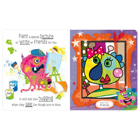 Children Sensory Books - Touch and Feel Worry Monsters Can I have a Hug / Time for School Suitable for Age 1 [B4-2]