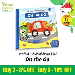 My First Animated Board Book - On the Go | For Children Ages 3+ | Interactive Storytelling with Kids