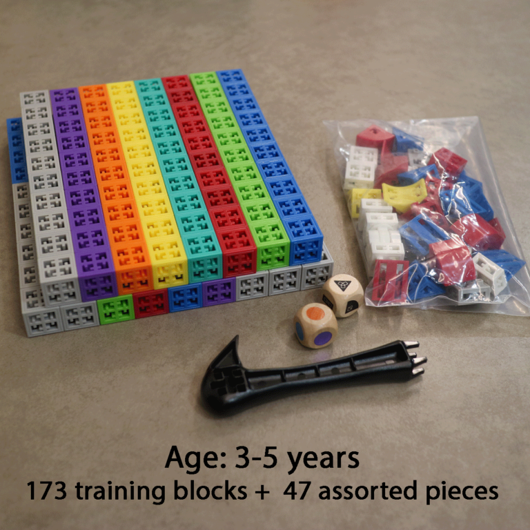 Spatial Exploration Blocks with 5-in-1 Games