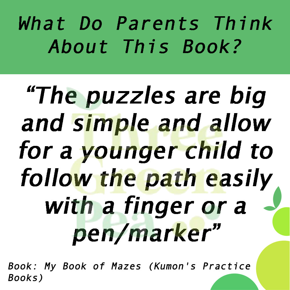 Kumon Basic Skills Workbooks - My First Book of Mazes