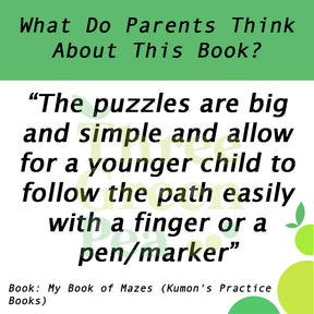 Kumon Basic Skills Workbooks - My First Book of Mazes