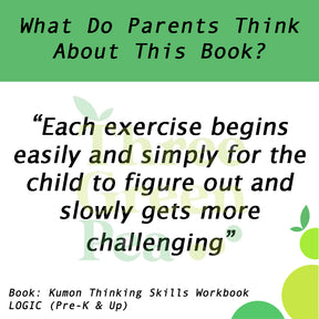 Kumon Thinking Skills Logic Workbook (Pre-K and Up)