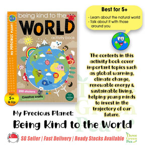 Children Education and Activity Book Being Kind to the World / Helping Save our Animals / Caring for Our Oceans / Looking after Nature Suitable for Age 5 and above