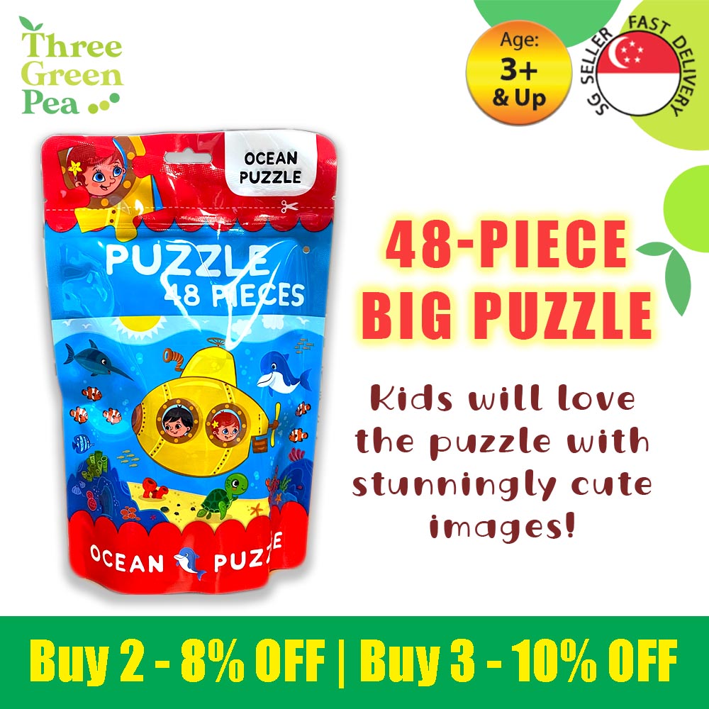 Jigsaw Puzzle In Bag (48 Big Pieces) | Suitable for Ages 3 and Above