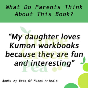 Kumon Basic Skills Workbooks - My Book Of Mazes Animals