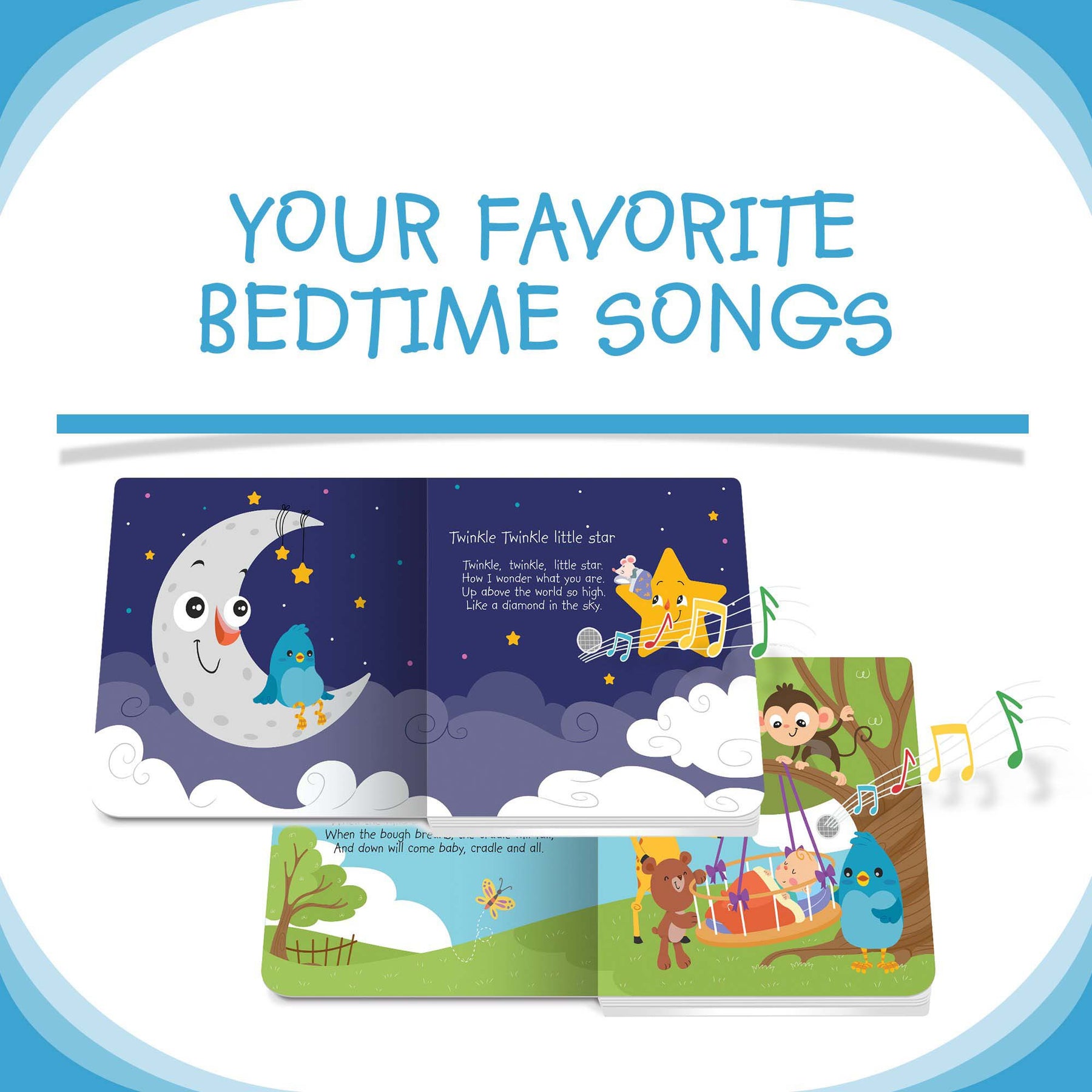 Ditty Bird Bedtime Songs Book [Authentic] - Audio Sound Book for Children Ages 1+ Ready Stocks [B1-2]