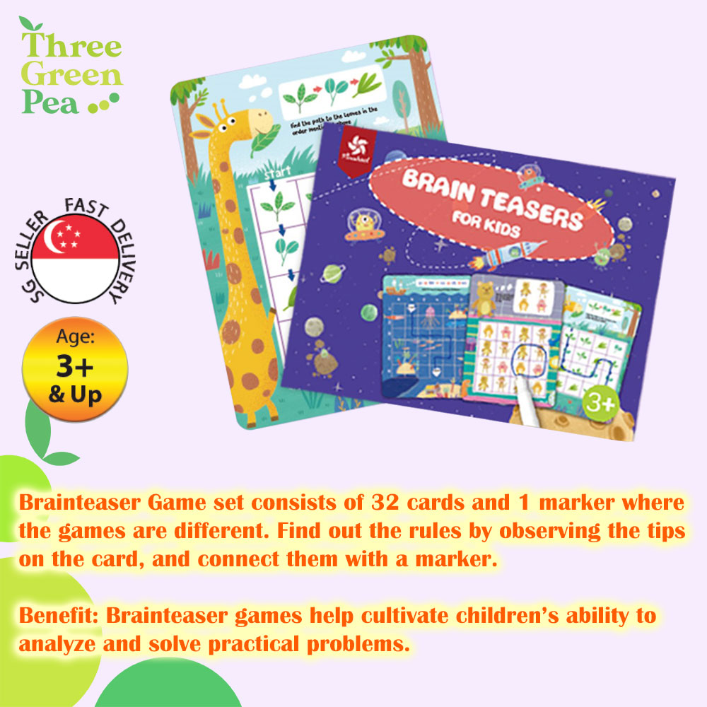 Pinwheel Early Learning Wipe Clean Activity Card Games - Interactive Brain Development Games for Ages 3+ | Brain Teaser/Totally Dotty/Amazing Mazes/Word Search | Great Gift Idea for Children