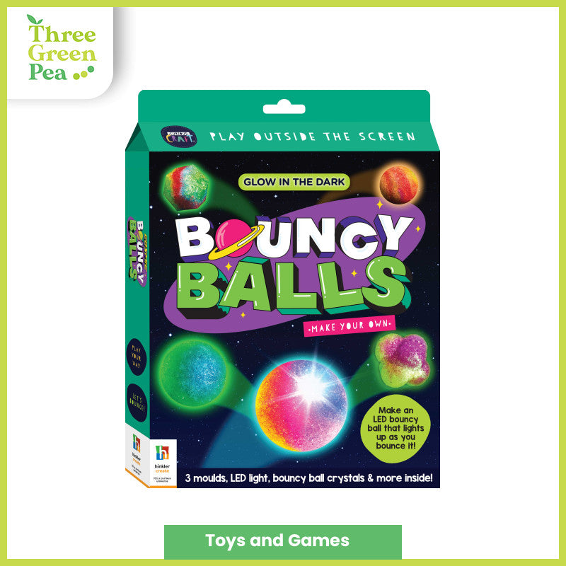 Children Activity Box Set : Make Your Own Bouncy Balls with an LED| Suitable for Age 6 and above | Parent-Child Activities | Engaging / Fun / Interactive