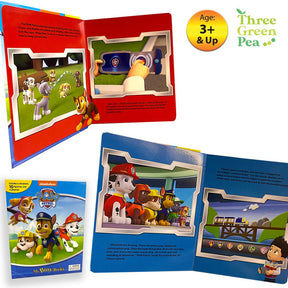 My Busy Book - Paw Patrol 10 Figurines, 1 Playmat and 1 Story Board Book |Suitable for Age 4-6 [B1-1]