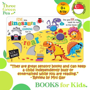 Touch and Feel Book Never Touch the Dinosaurs - Children Board Book for babies [B1-1]