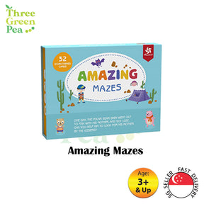 Pinwheel Early Learning Wipe Clean Activity Card Games - Interactive Brain Development Games for Ages 3+ | Brain Teaser/Totally Dotty/Amazing Mazes/Word Search | Great Gift Idea for Children