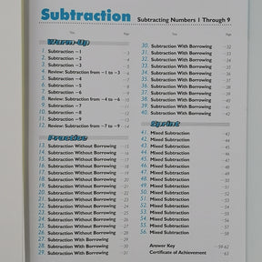 Kumon Speed & Accuracy Math Workbook - Subtraction