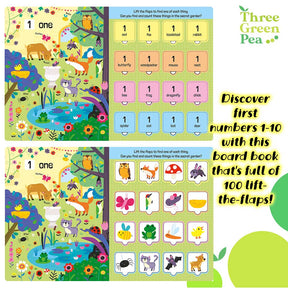 First 100 Things to Count Lift-the-Flap Board Book for Children | Suitable for Ages 1 to 5