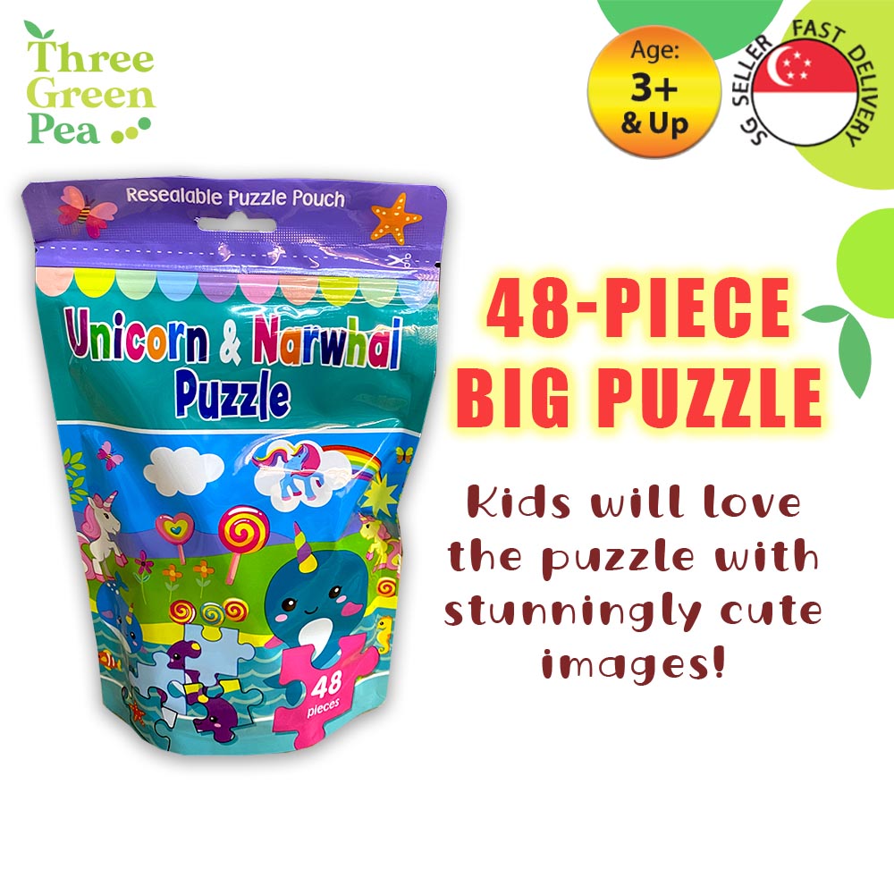 Jigsaw Puzzle In Bag (48 Big Pieces) | Suitable for Ages 3 and Above