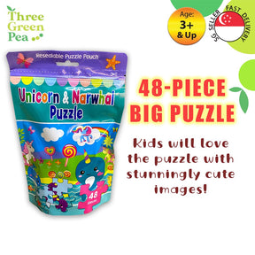 Jigsaw Puzzle In Bag (48 Big Pieces) | Suitable for Ages 3 and Above