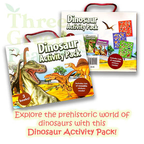 Children Activity Pack: Colouring & Sticker Books - Cocomelon / Dinosaurs| Suitable for Age 3+ | Great Gift Ideas