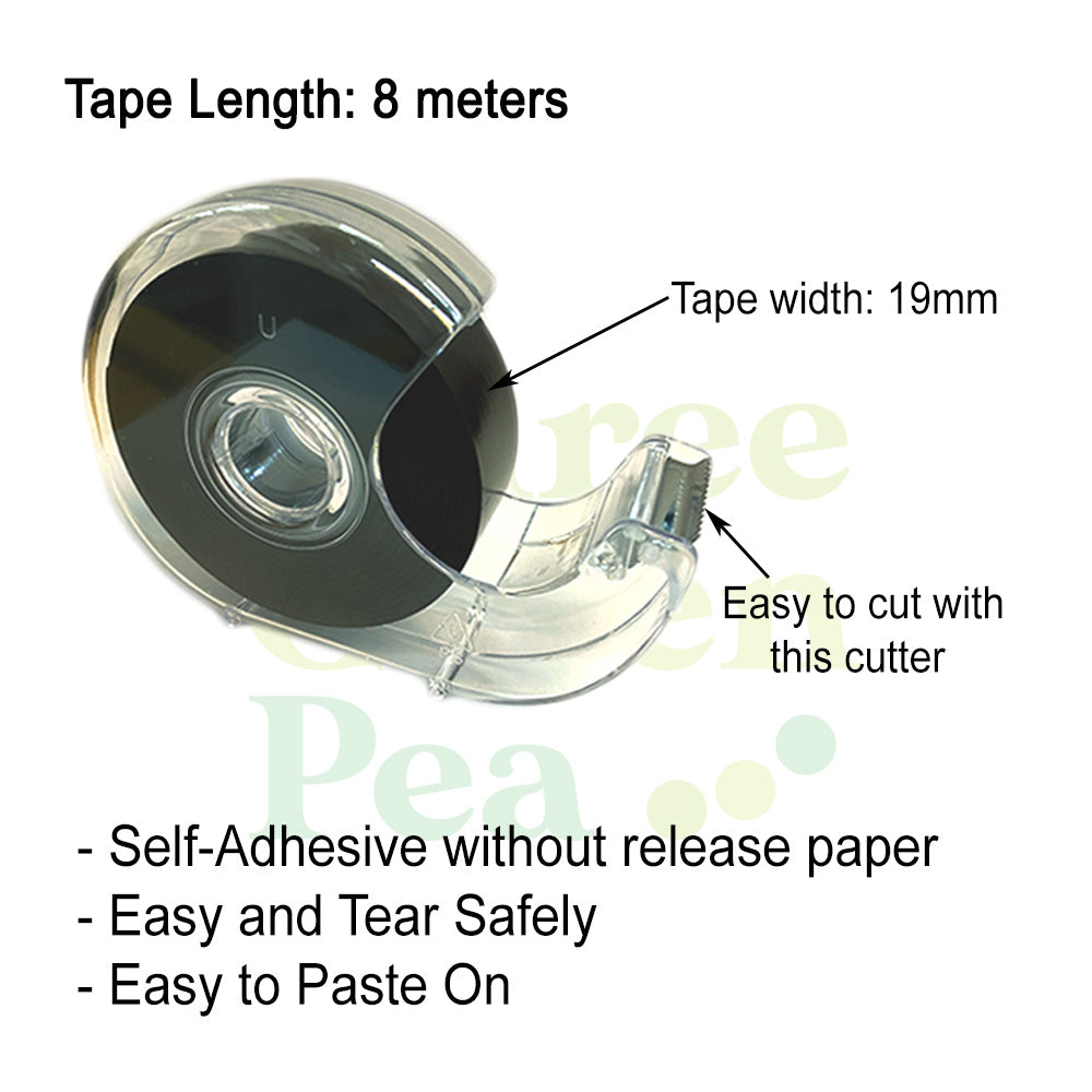 Self-Adhesive Magnetic Tape (19mm x 8M) - Great to use in classroom and at home - Art and Craft