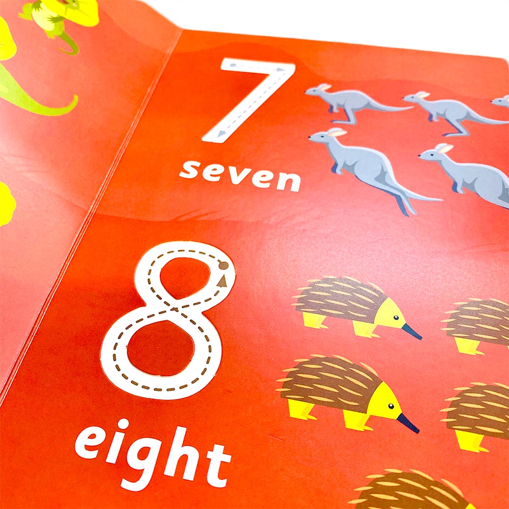 Children's Book for Ages 3 and above | Board Book - Trace and Learn First Numbers (Jr. Explorers)