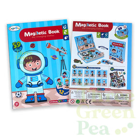 Magnetic Book Toy for Children Age 3 and above [Pretend Play] | Animal Magnet | Girl Costume | Boy Costume | Vehicles Magnet | Learn Alphabet | Learn Geometric | Traffic - Great Gift Ideas