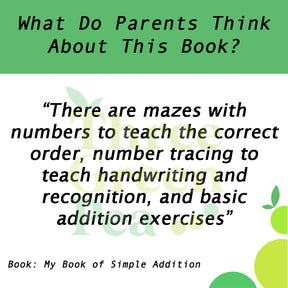 Kumon Math Skills Workbooks - My Book of Simple Addition